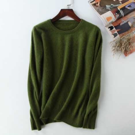 Soft Women Sweater Army Green