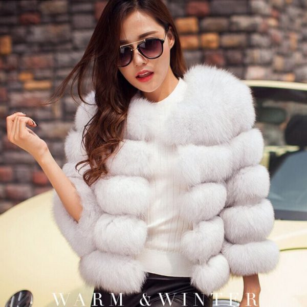 Zadorin Warm Winter Fur Coat
