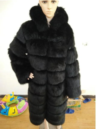 Beautiful Warm Fur Coat Black