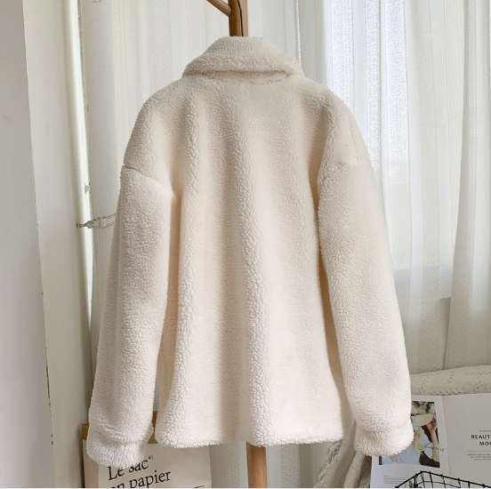 Thick Warm Teddy Coat Back